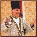 Hazar Imam in full Golden Jubilee Regalia  2007-07-11